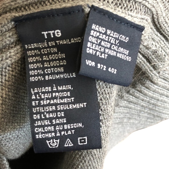 NWT NAUTICA Sweater Men's Size XXL Grey Heather Cotton Pullover Crewneck - Picture 6 of 9